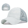 Gorra deportiva mesh con abertura para coleta - vista 1