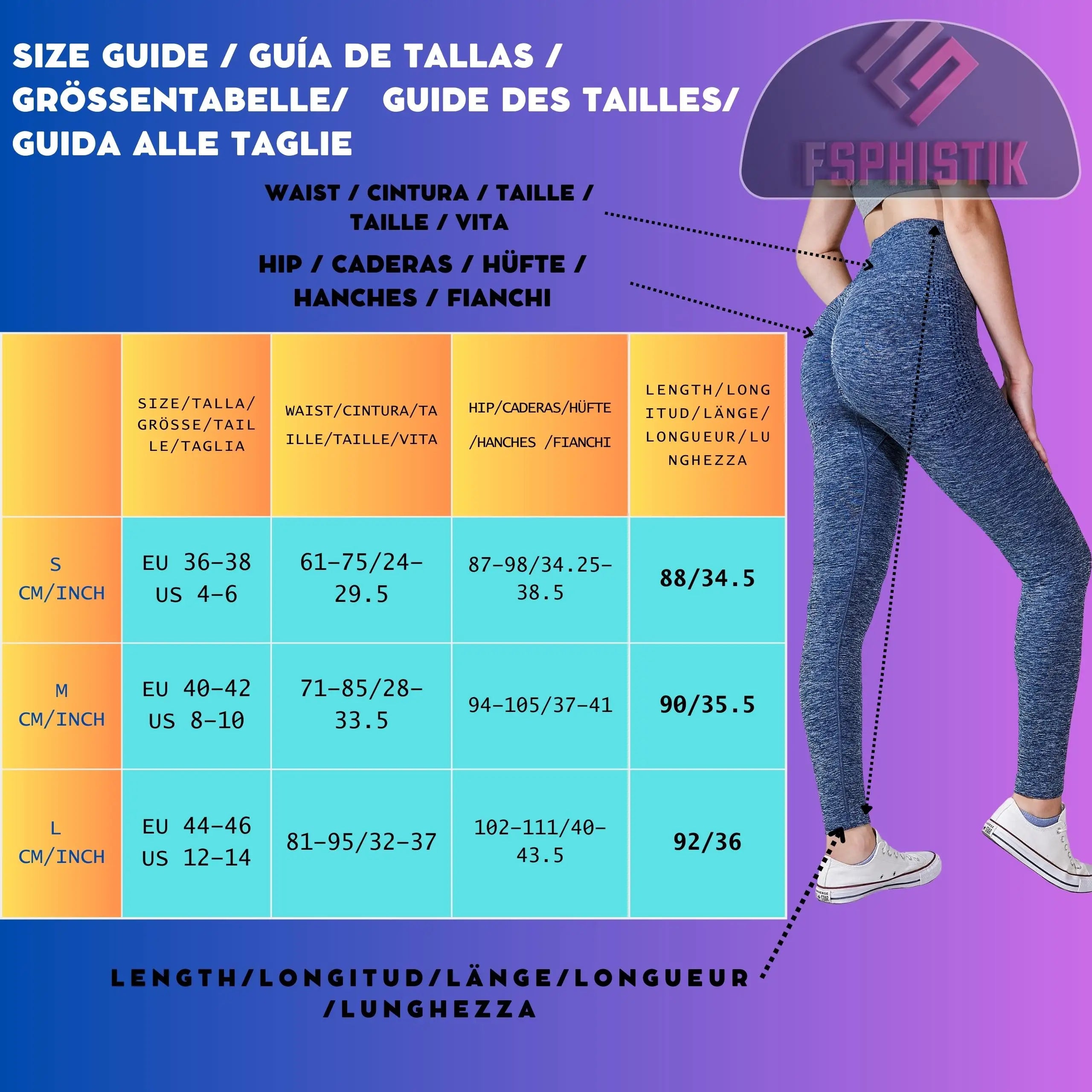 Leggings push up cintura alta, tejido transpirable