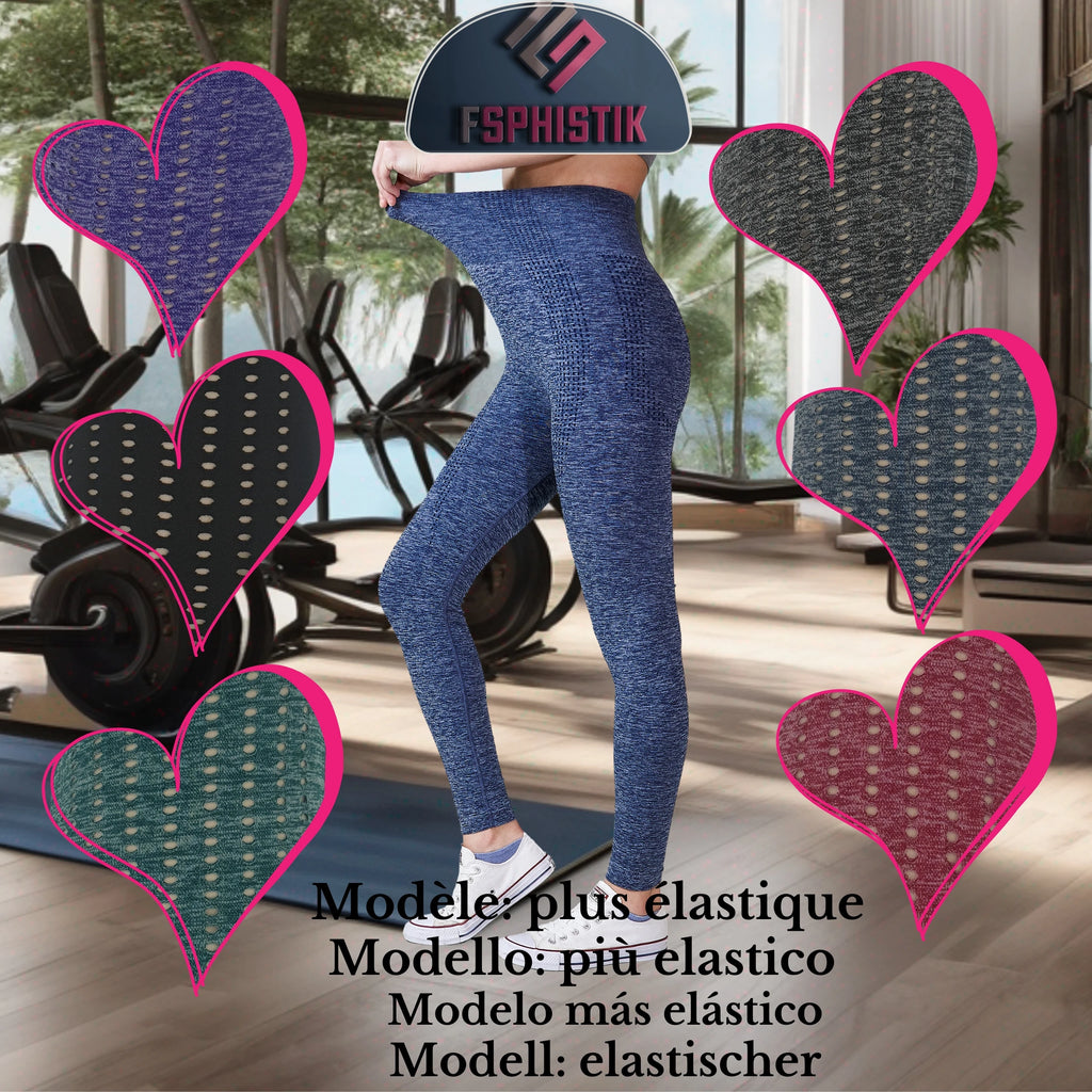 Leggings push up cintura alta, tejido transpirable