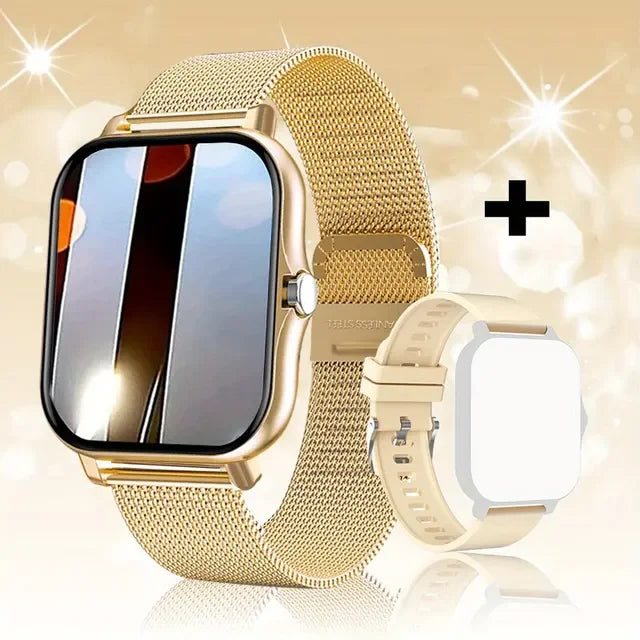 Smartwatch deportivo 1.83'' con monitor de salud, resistente al agua