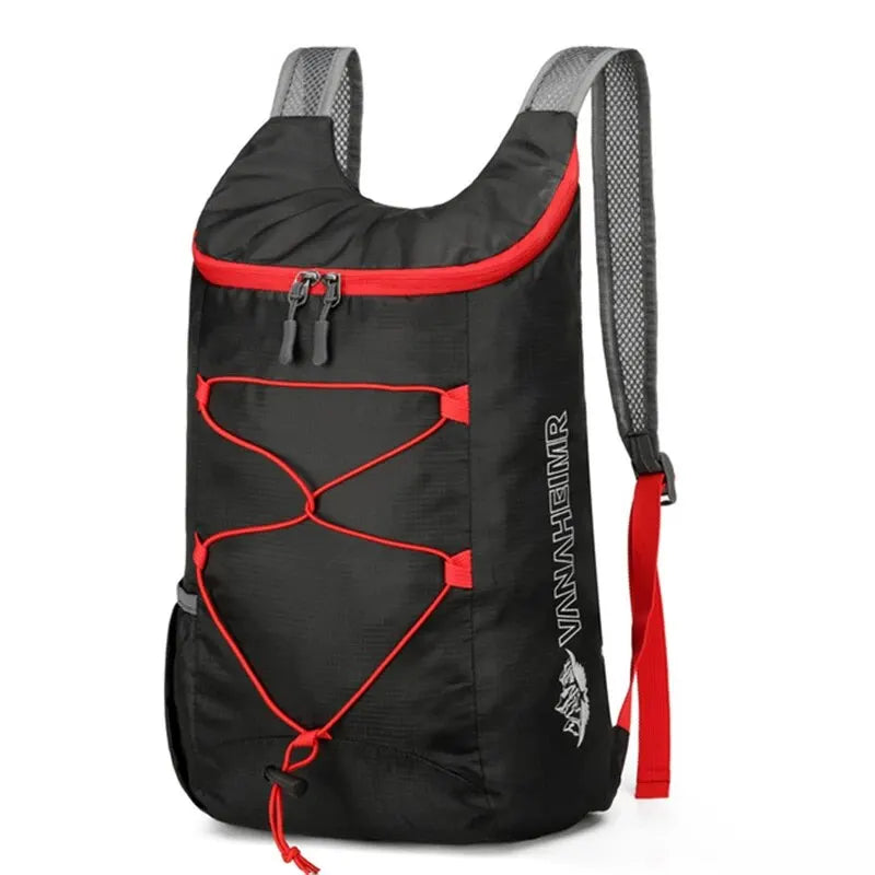 Mochila plegable multifuncional, alta densidad, ligera