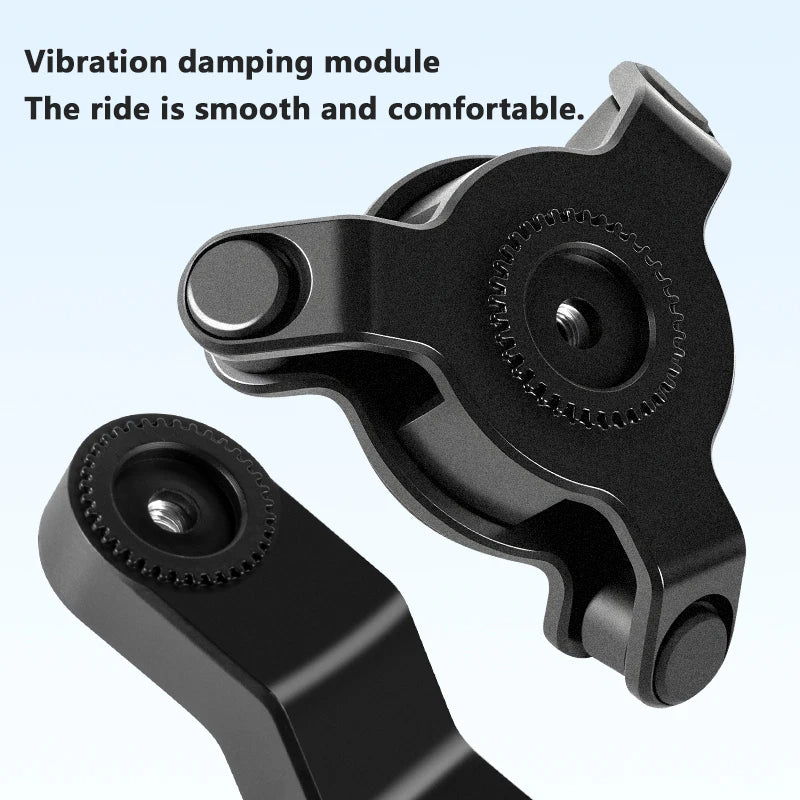 Soporte universal de móvil con amortiguador, bici/moto