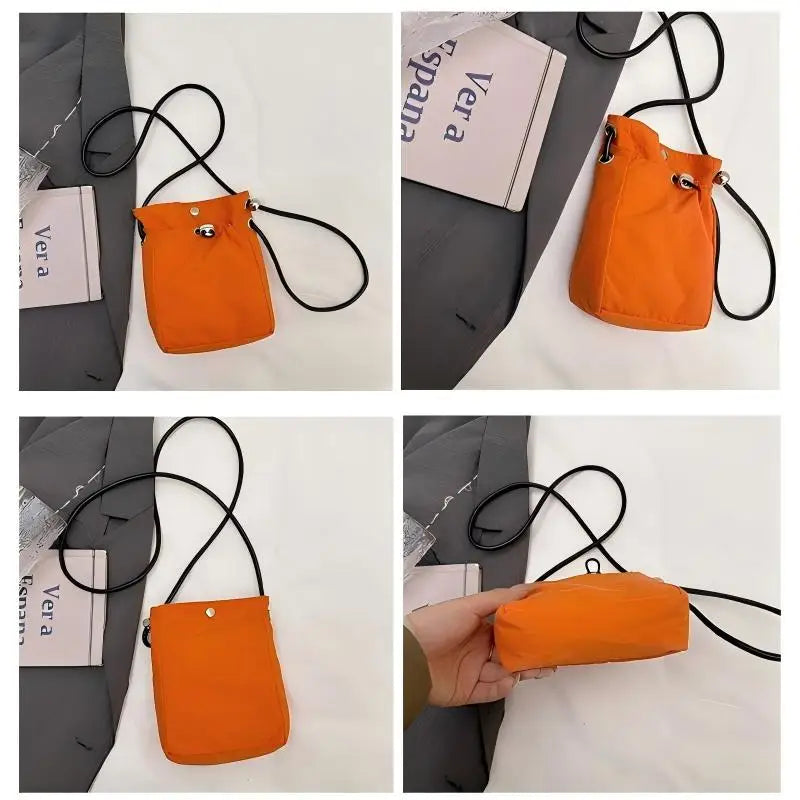 Bolso bandolera Homefish de nylon, mini multifuncional