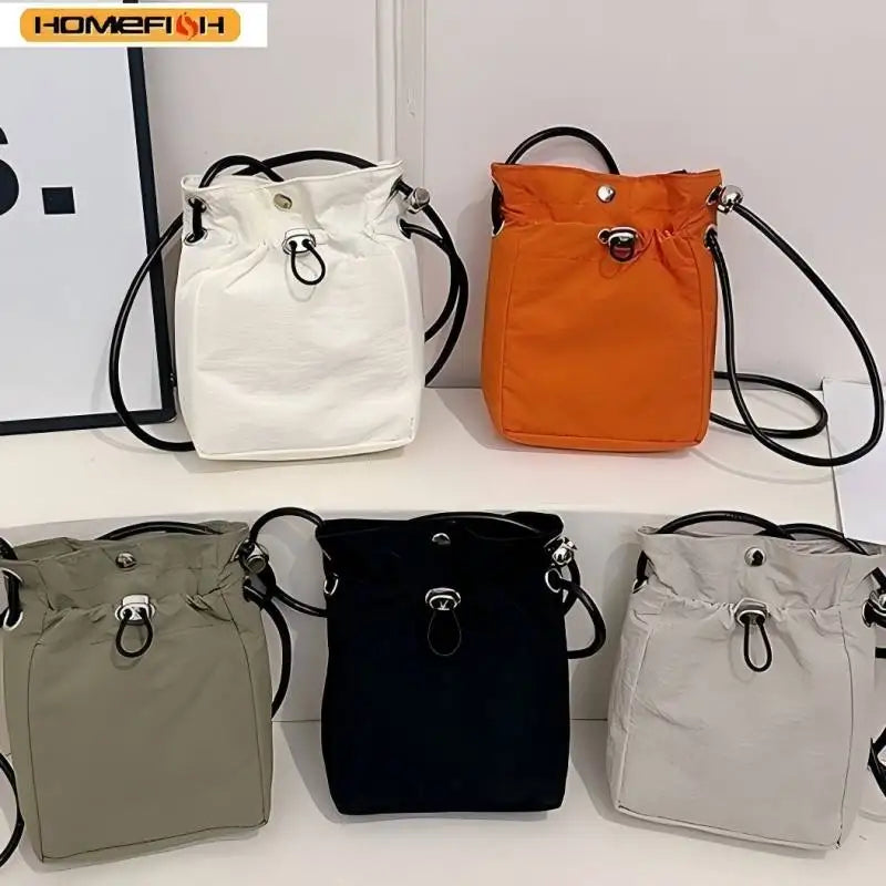 Bolso bandolera Homefish de nylon, mini multifuncional