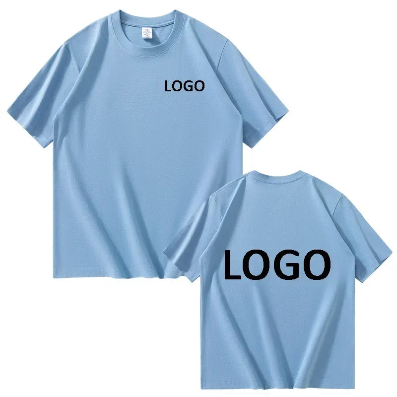 Camiseta personalizada 100% algodón, cuello redondo