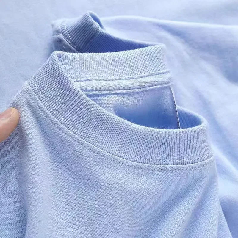 Camiseta de manga corta de algodón pesado, unisex