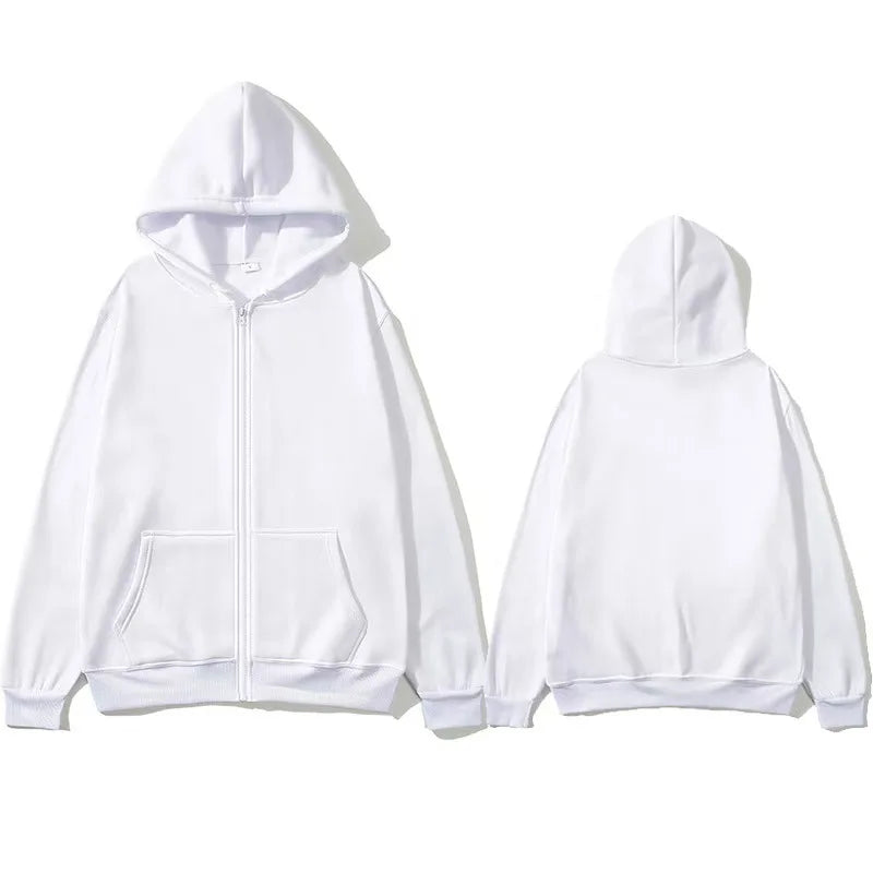 Sudadera con capucha oversize, cremallera, unisex