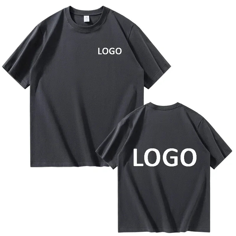 Camiseta personalizada 100% algodón, cuello redondo