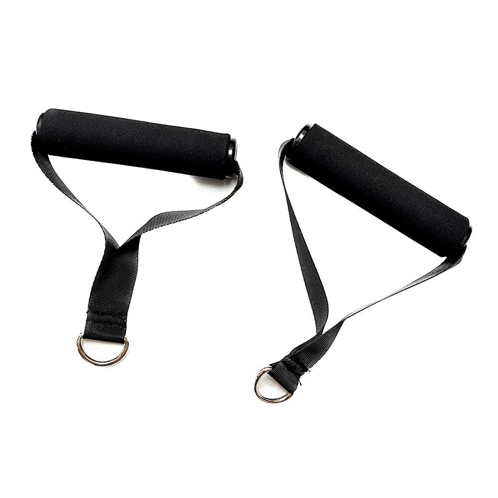Bandas de resistencia con barra, kit de gimnasio en casa
