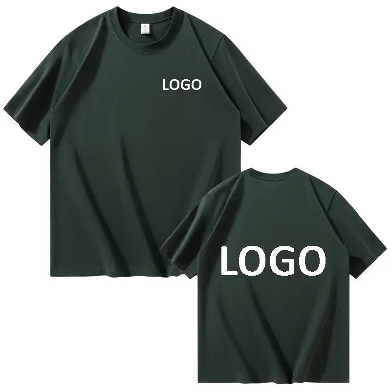 Camiseta personalizada 100% algodón, cuello redondo