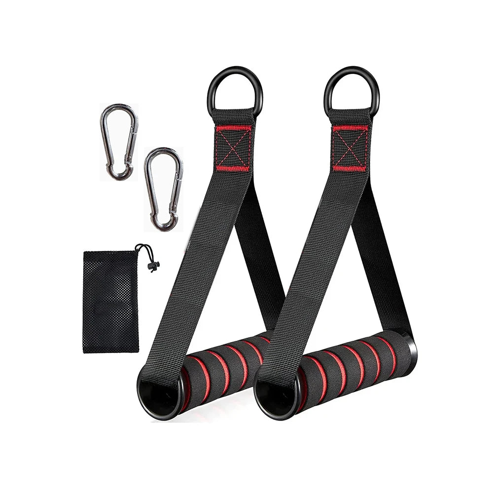 Bandas de resistencia con barra, kit de gimnasio en casa