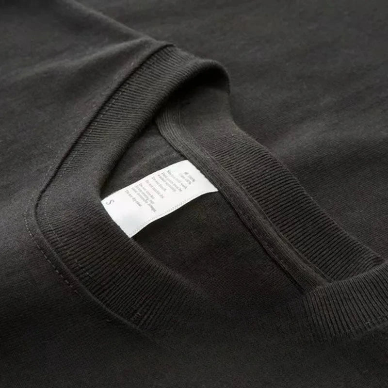 Camiseta de manga corta de algodón pesado, unisex