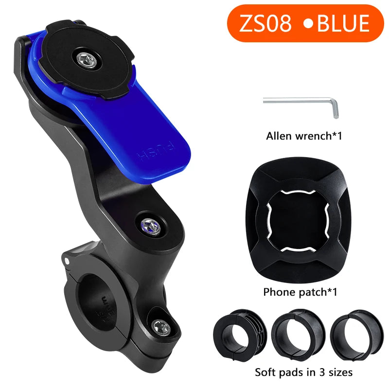 Soporte universal de móvil con amortiguador, bici/moto