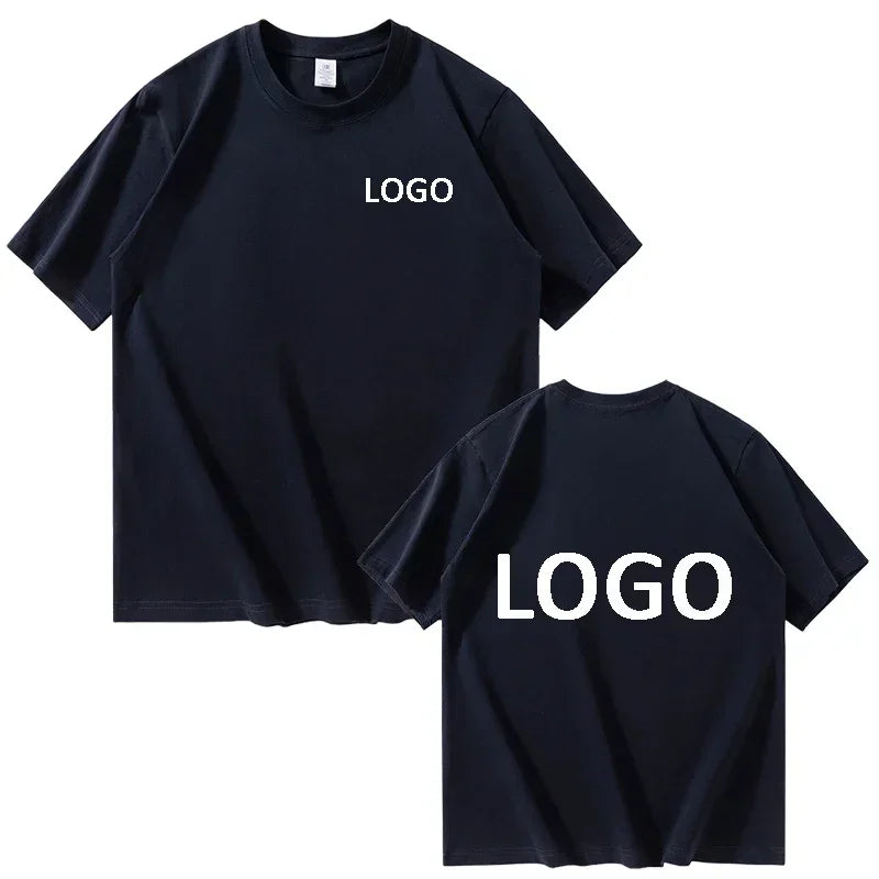 Camiseta personalizada 100% algodón, cuello redondo