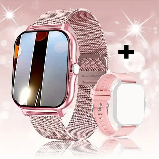 Smartwatch deportivo 1.83'' con monitor de salud, resistente al agua