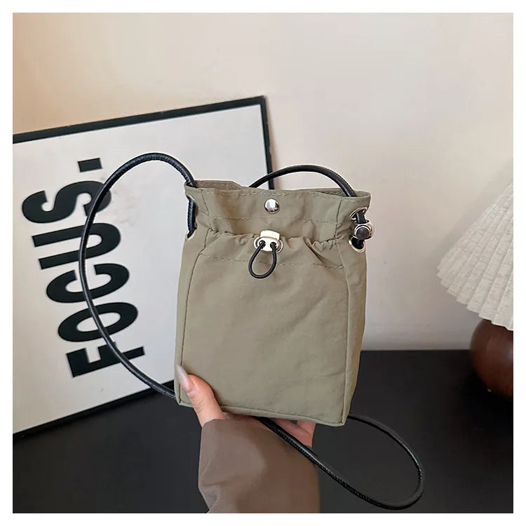 Bolso bandolera Homefish de nylon, mini multifuncional