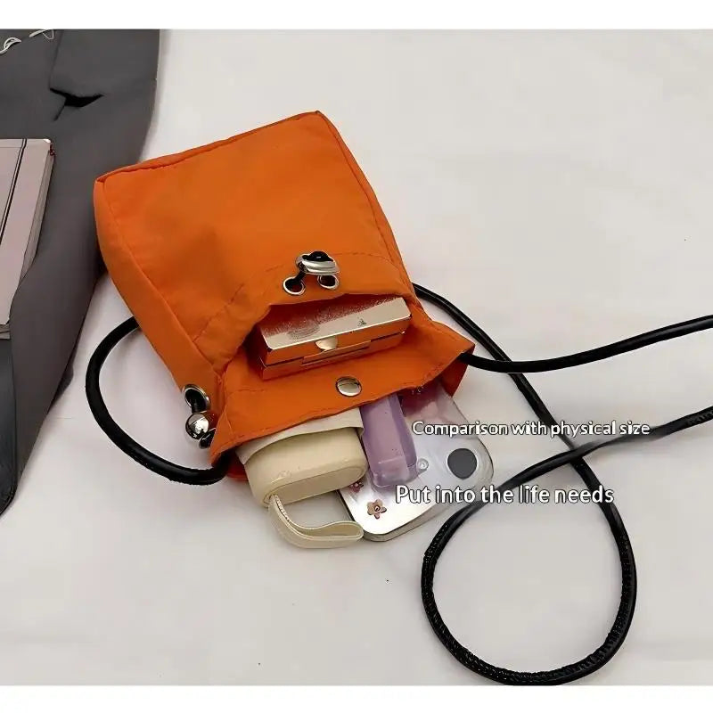 Bolso bandolera Homefish de nylon, mini multifuncional