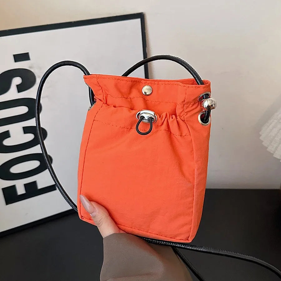 Bolso bandolera Homefish de nylon, mini multifuncional