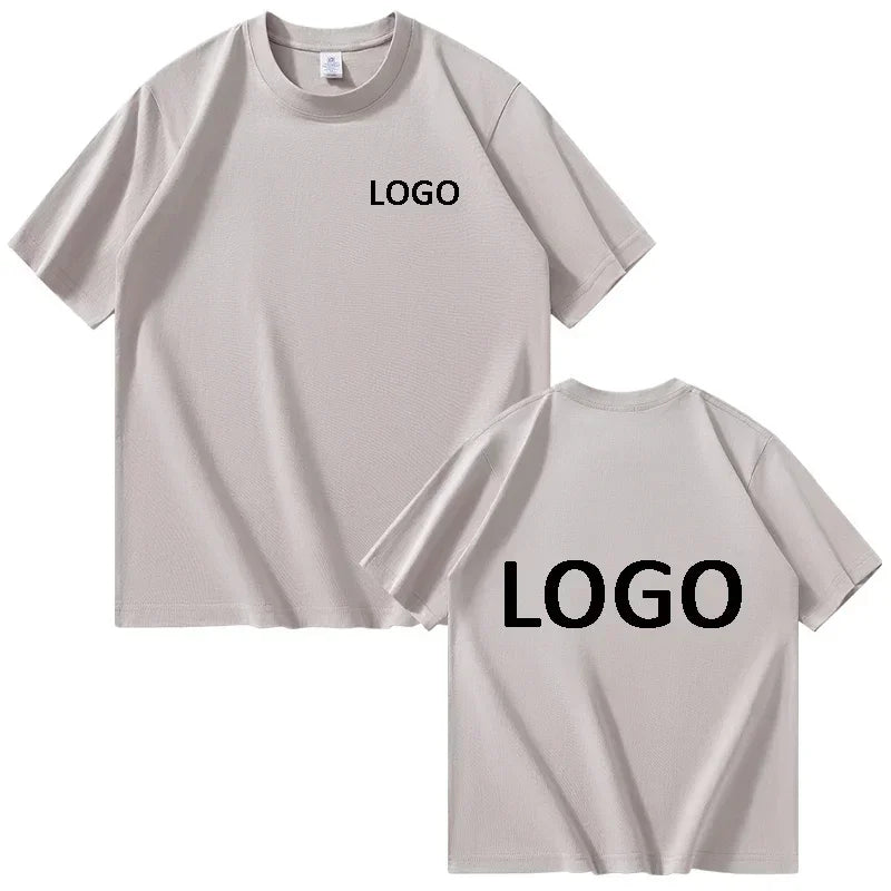 Camiseta personalizada 100% algodón, cuello redondo