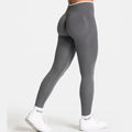 Leggings scrunch cintura alta sin costuras, efecto levantacola