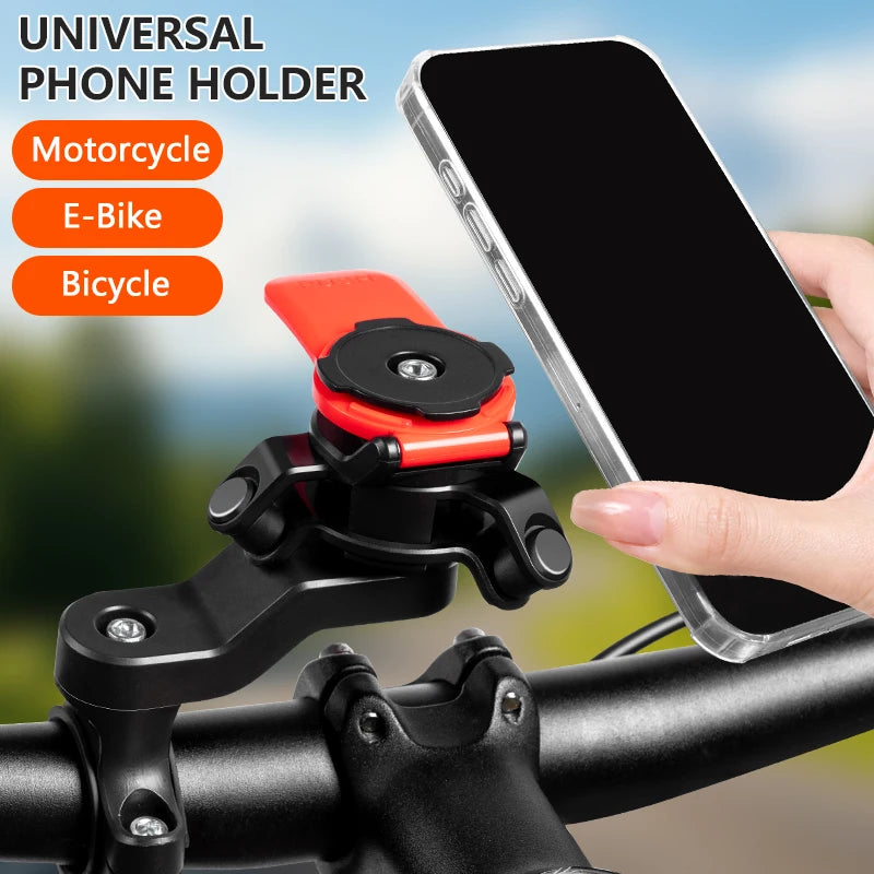 Soporte universal de móvil con amortiguador, bici/moto