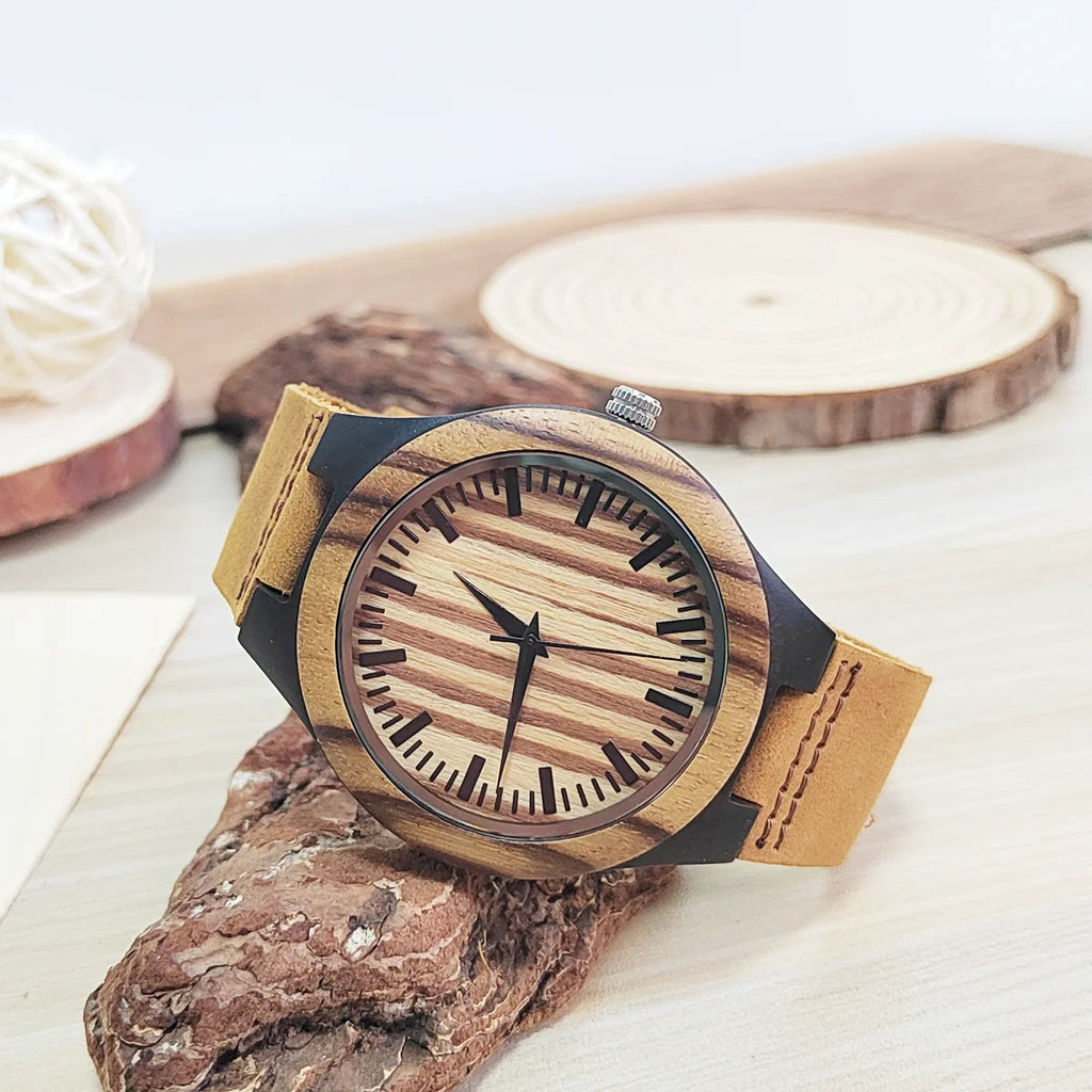 Reloj de madera ecológico