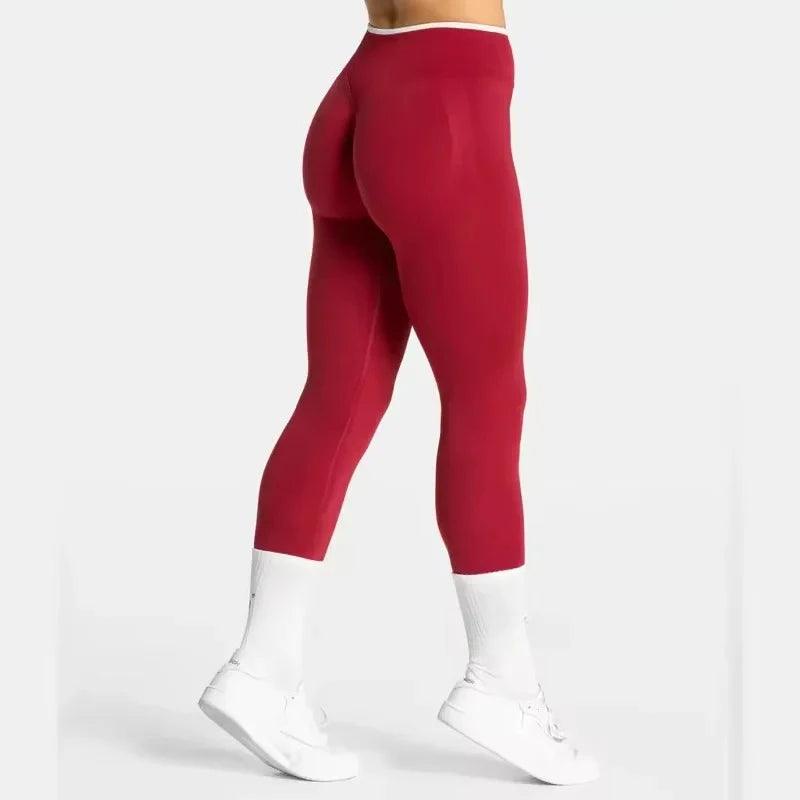 Leggings scrunch cintura alta sin costuras, efecto levantacola